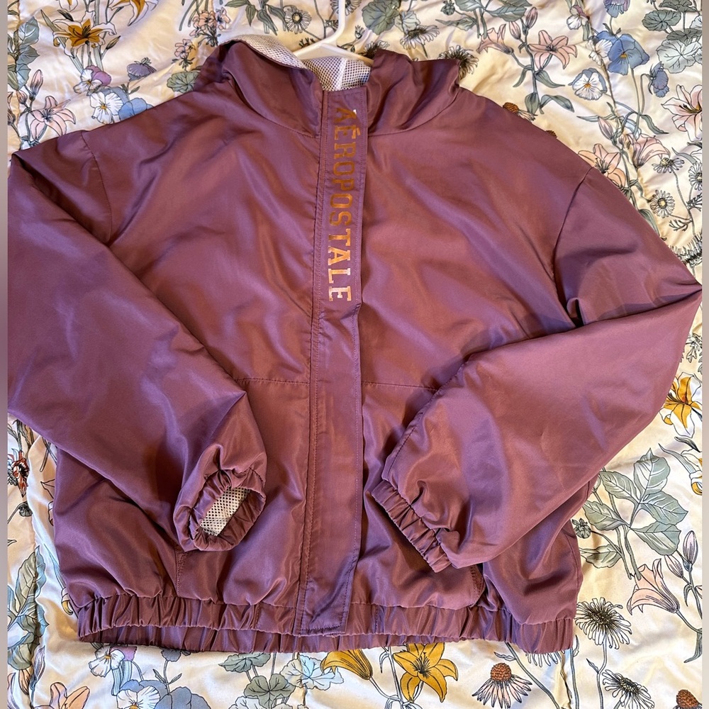 Aeropostale sport plum workout jacket women’s medium